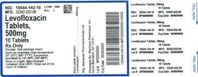 Label 500mg 10ct (Label Levofloxacin Tabs 500mg Bpi(10544 143 10) Macleods(33342 022 08) Rev2)